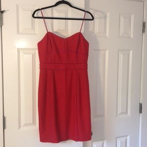 Banana Republic Red Spaghetti Strap Dress